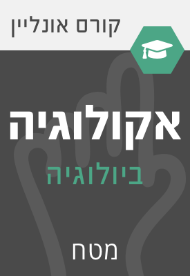 קורס אקולוגיה/ביולוגיה לתיכון | מטח | מטח קורס אקולוגיה/ביולוגיה לתיכון | מטח | מטח